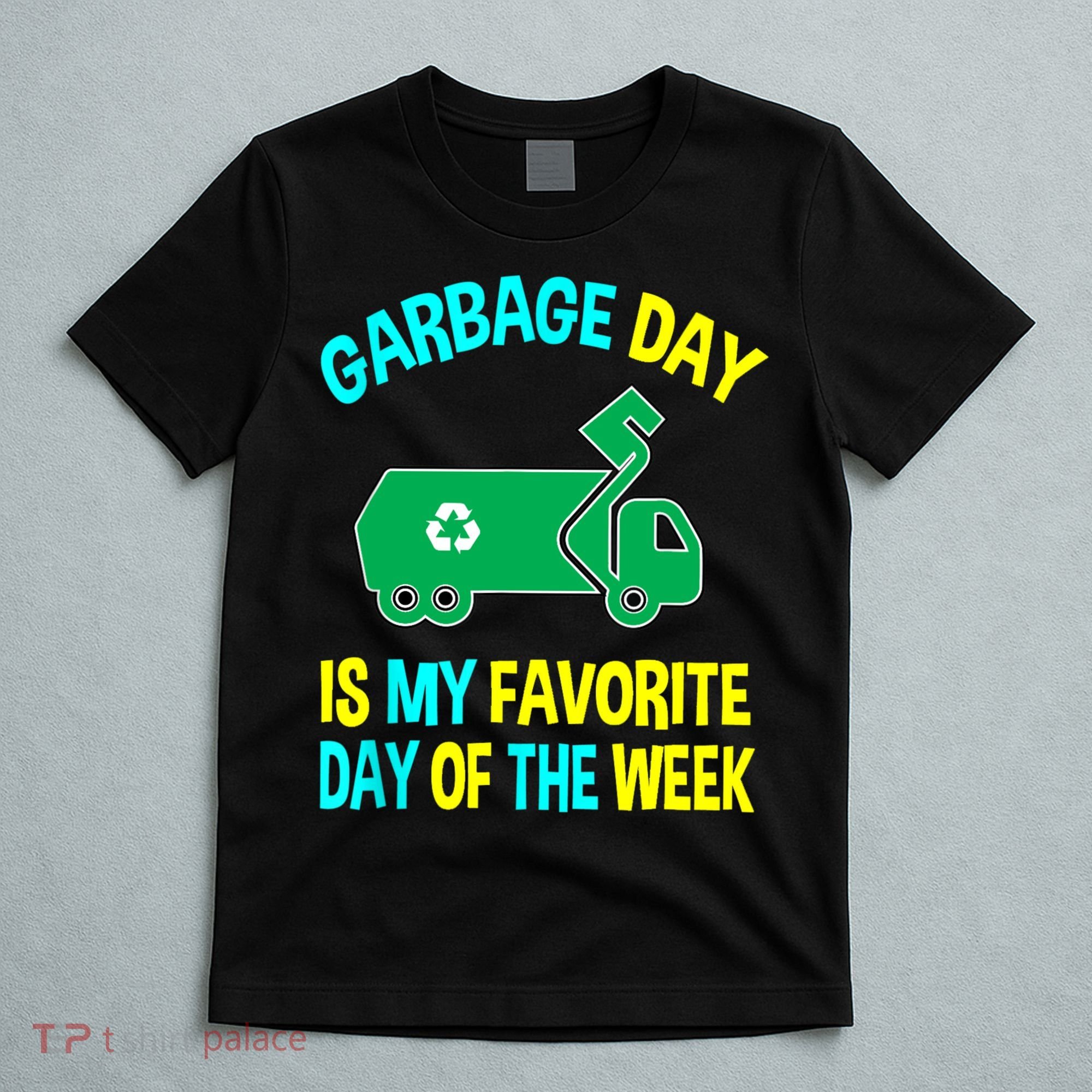 Garbage Uniform Trash Truck Kids Garbage Man Costume T-Shirt