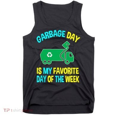Garbage Uniform Trash Truck Kids Garbage Man Costume Tank Top