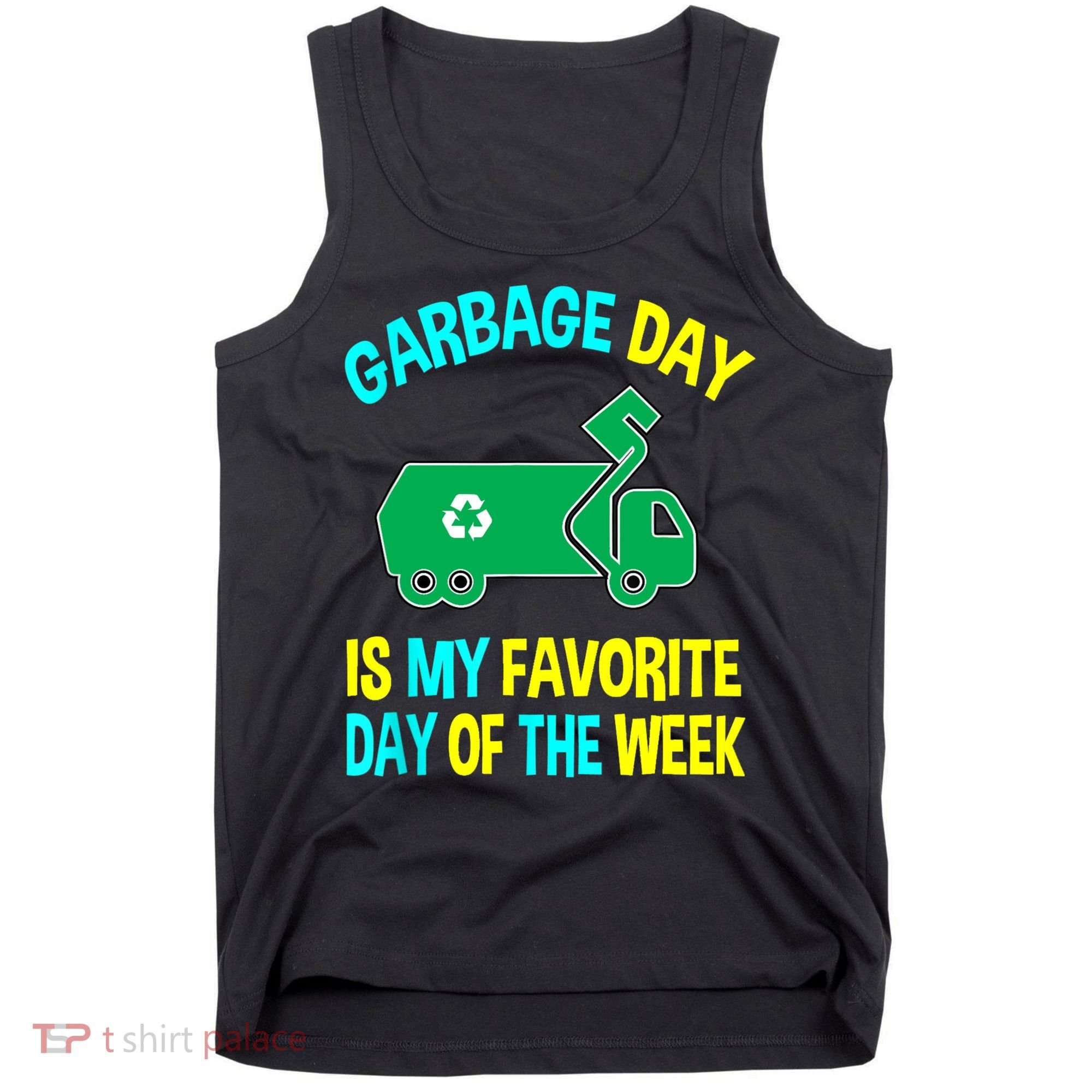 Garbage Uniform Trash Truck Kids Garbage Man Costume Tank Top
