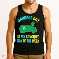 Garbage Uniform Trash Truck Kids Garbage Man Costume Tank Top thumb 3
