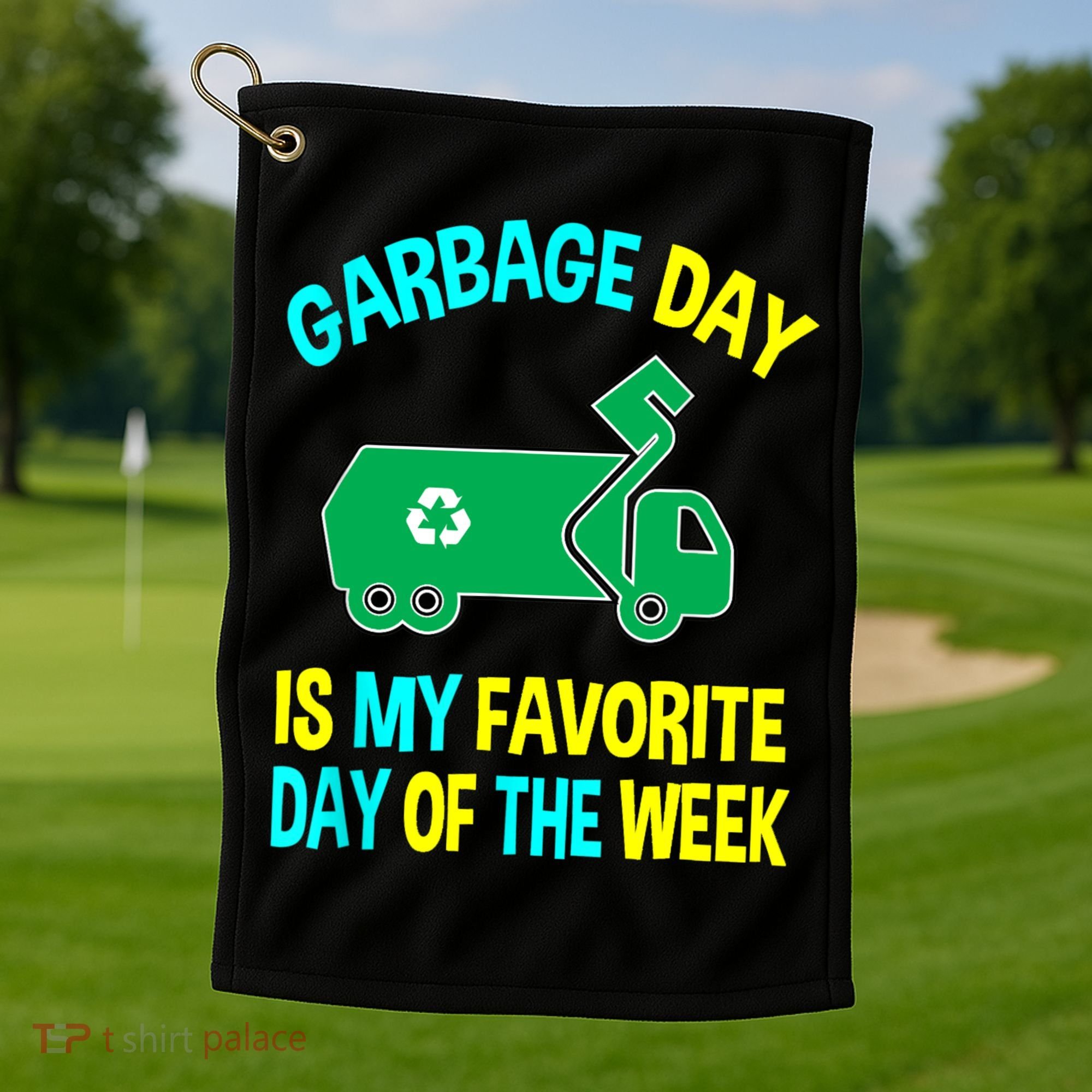 Garbage Uniform Trash Truck Kids Garbage Man Costume Golf Towel