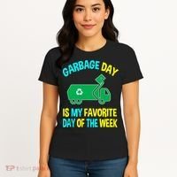 Garbage Uniform Trash Truck Kids Garbage Man Costume Women's T-Shirt thumb 4