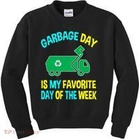 Garbage Uniform Trash Truck Kids Garbage Man Costume Kids Sweatshirt thumb 0
