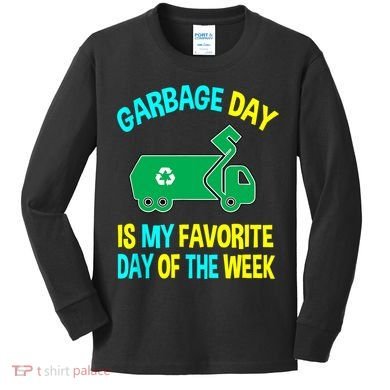 Garbage Uniform Trash Truck Kids Garbage Man Costume Kids Long Sleeve Shirt