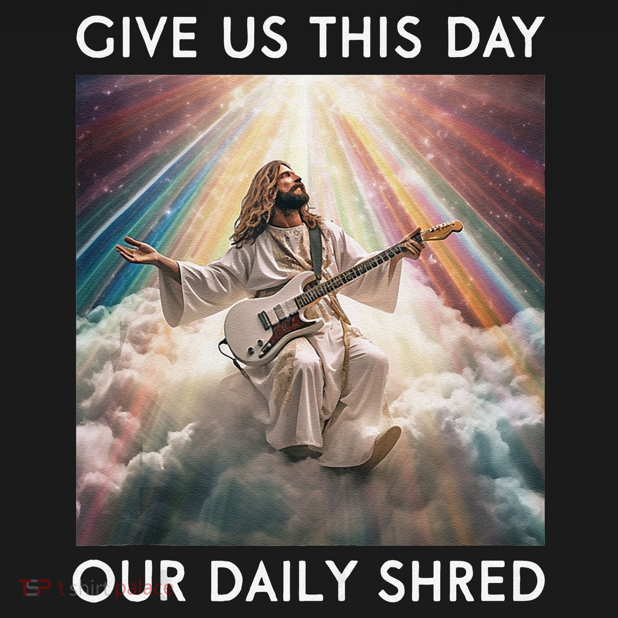 Give Us This Day Our Daily Shred Jesus Christian Backpack