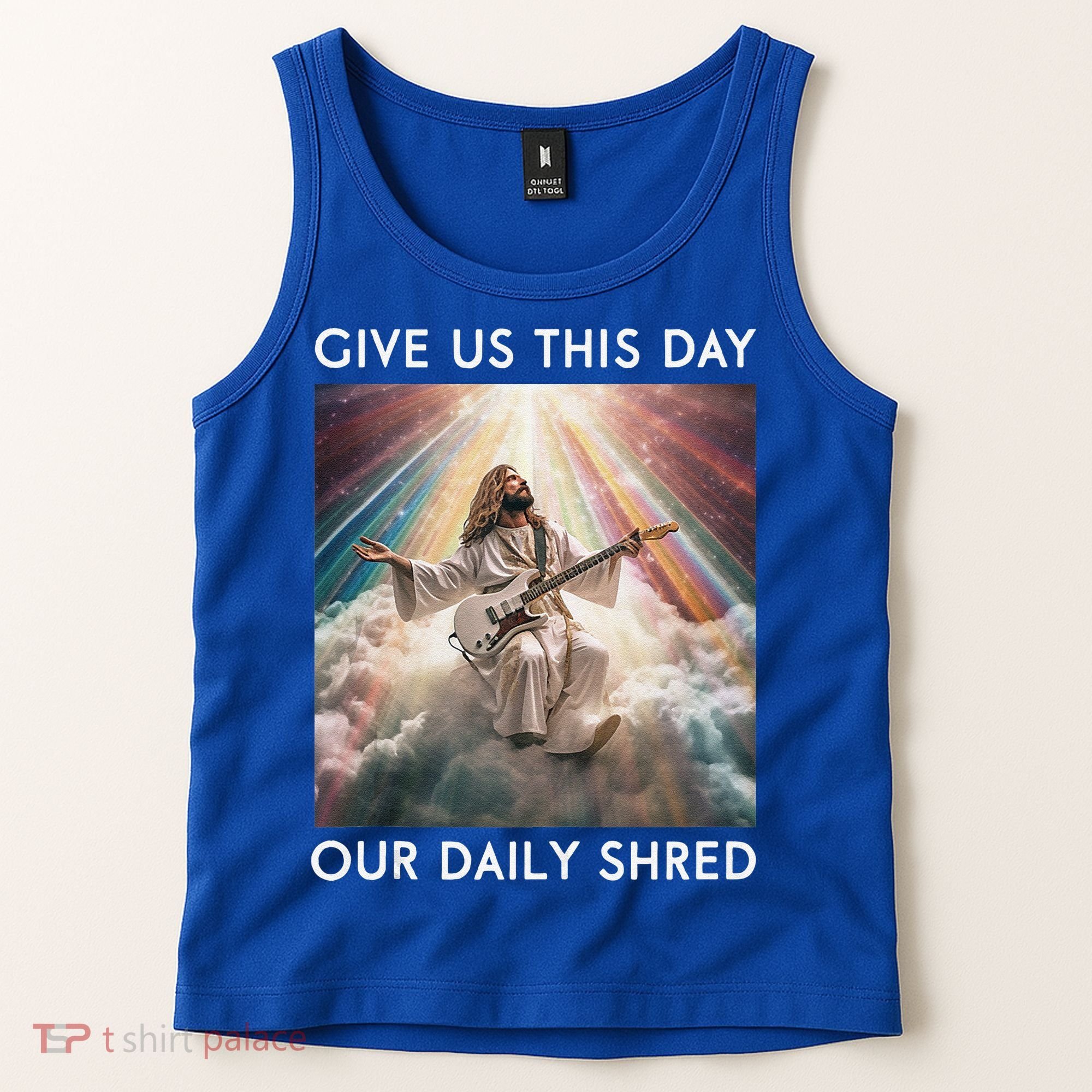 Give Us This Day Our Daily Shred Jesus Christian Tank Top