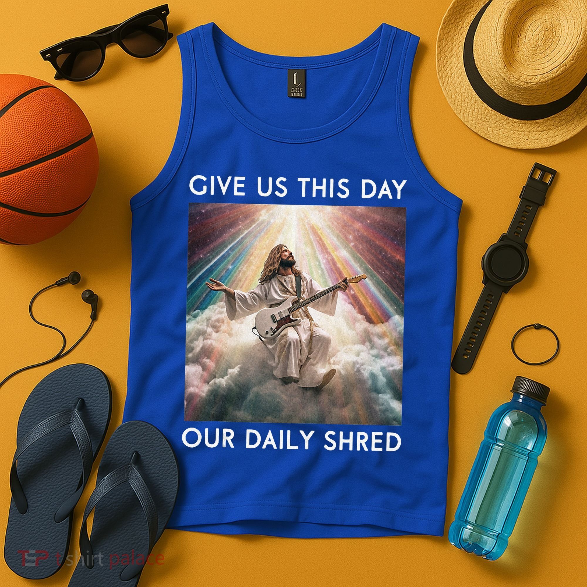 Give Us This Day Our Daily Shred Jesus Christian Tank Top