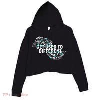 Get Used To Different Chosen Crop Fleece Hoodie thumb 0