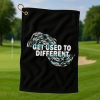 Get Used To Different Chosen Golf Towel thumb 1