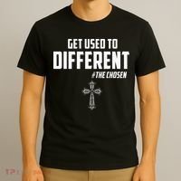 Get Used to Different The Chosen Christian Costume Faith T-Shirt thumb 3