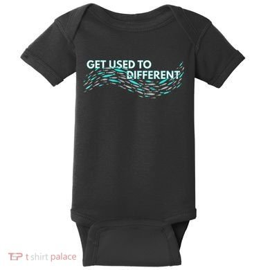 Get Used To Different X Chosen X Fish Against The Current Baby Bodysuit