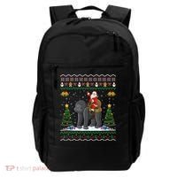 Gorilla Ugly Xmas Gift Santa Riding Gorilla Christmas Gift Backpack thumb 0