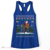 Gorilla Ugly Xmas Gift Santa Riding Gorilla Christmas Gift Women's Tank Top thumb 0