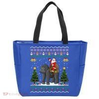 Gorilla Ugly Xmas Gift Santa Riding Gorilla Christmas Gift Tote Bag thumb 0