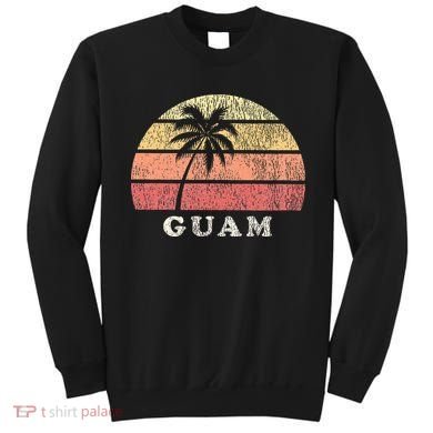 Guam Vintage 70s Retro Throwback Design Sweatshirt