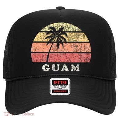 Guam Vintage 70s Retro Throwback Design Hat