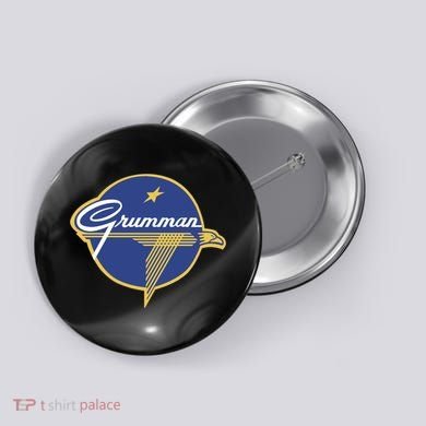 Grumman Vintage Aircraft Usa Button