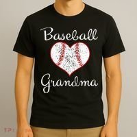 Grandma Vintage Baseball Grandma T-Shirt thumb 3