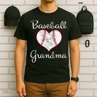Grandma Vintage Baseball Grandma T-Shirt thumb 6