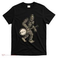 Grassquatch! Vintage Bigfoot & Bluegrass Banjo Music T-Shirt thumb 0