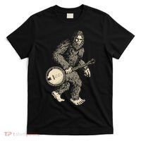 Grassquatch! Vintage Bigfoot & Bluegrass Banjo Music T-Shirt thumb 0