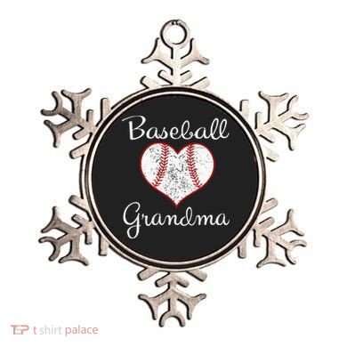 Grandma Vintage Baseball Grandma Ornament