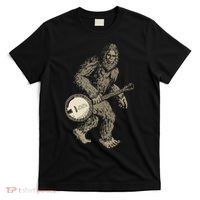 Grassquatch! Vintage Bigfoot & Bluegrass Banjo Music T-Shirt thumb 0