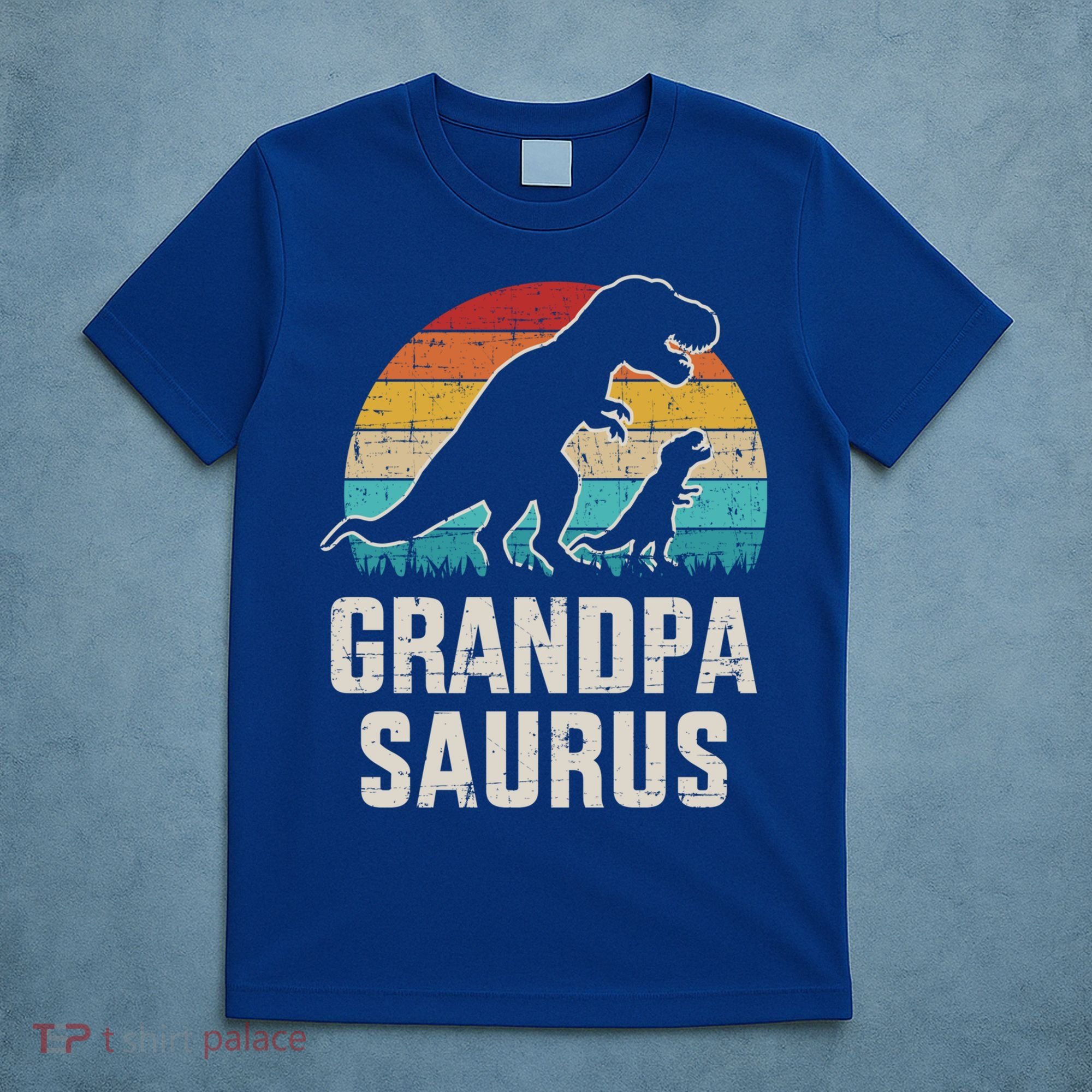 Grandpasaurus Vintage Dinosaur For Grandpa From Grand Gift T-Shirt