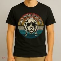 Goldendoodle Vintage Doodle Dad Dog Funny Gift T-Shirt thumb 3