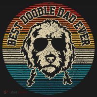Goldendoodle Vintage Doodle Dad Dog Funny Gift T-Shirt thumb 7