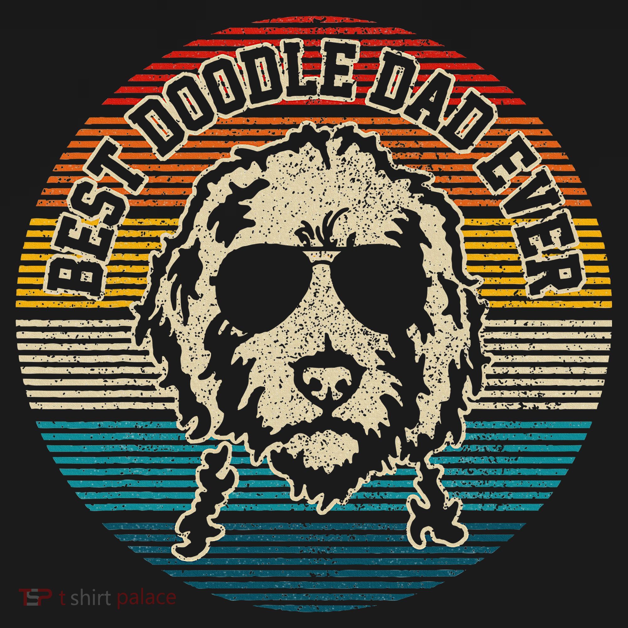 Goldendoodle Vintage Doodle Dad Dog Funny Gift T-Shirt