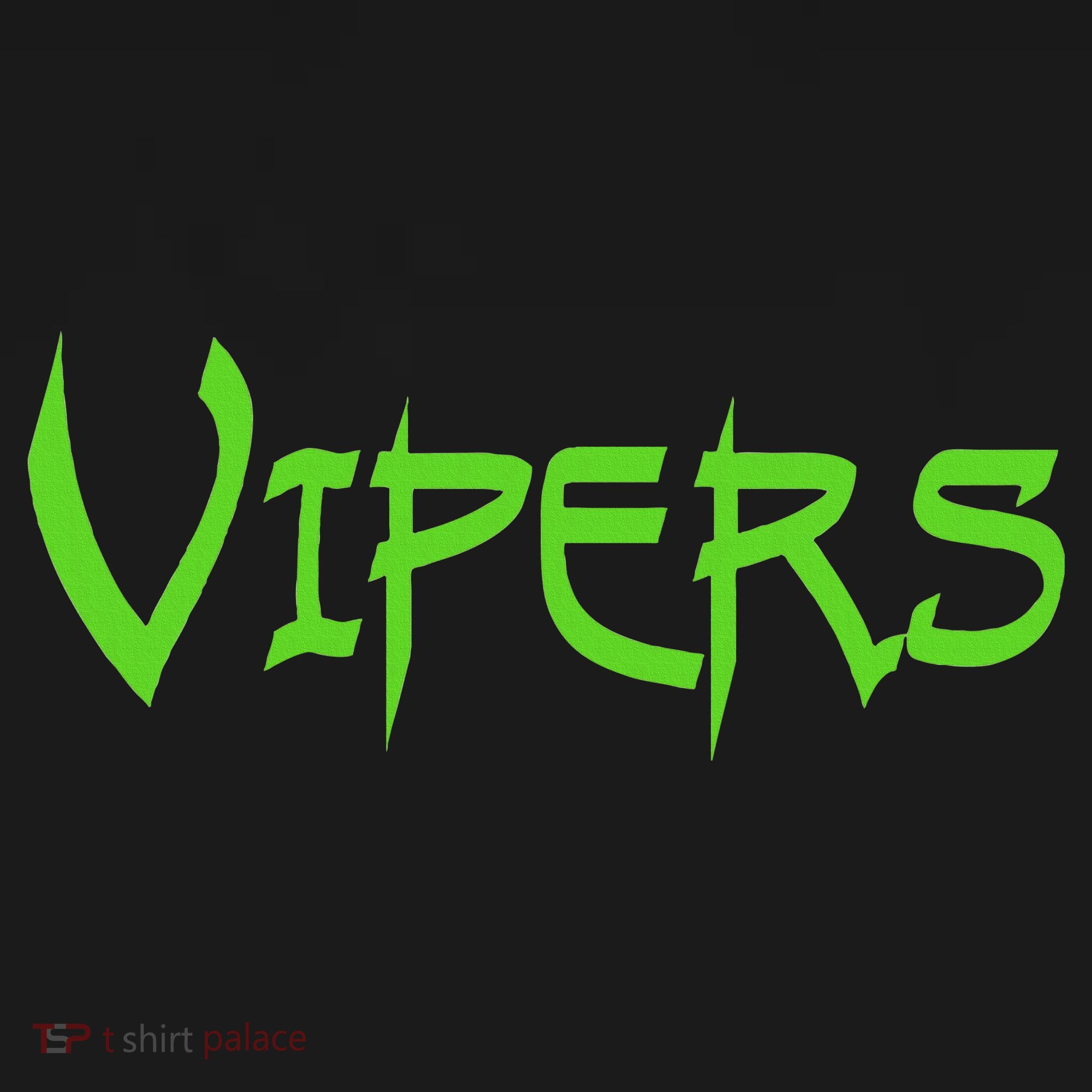 Go Vipers Football Baseball Basketball Cheer Team Fan Spirit T-Shirt