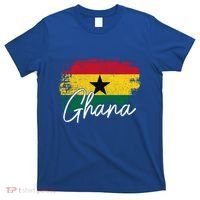 Ghana Vintage Flag Ghanaian Pride Roots Africa Gift T-Shirt thumb 0