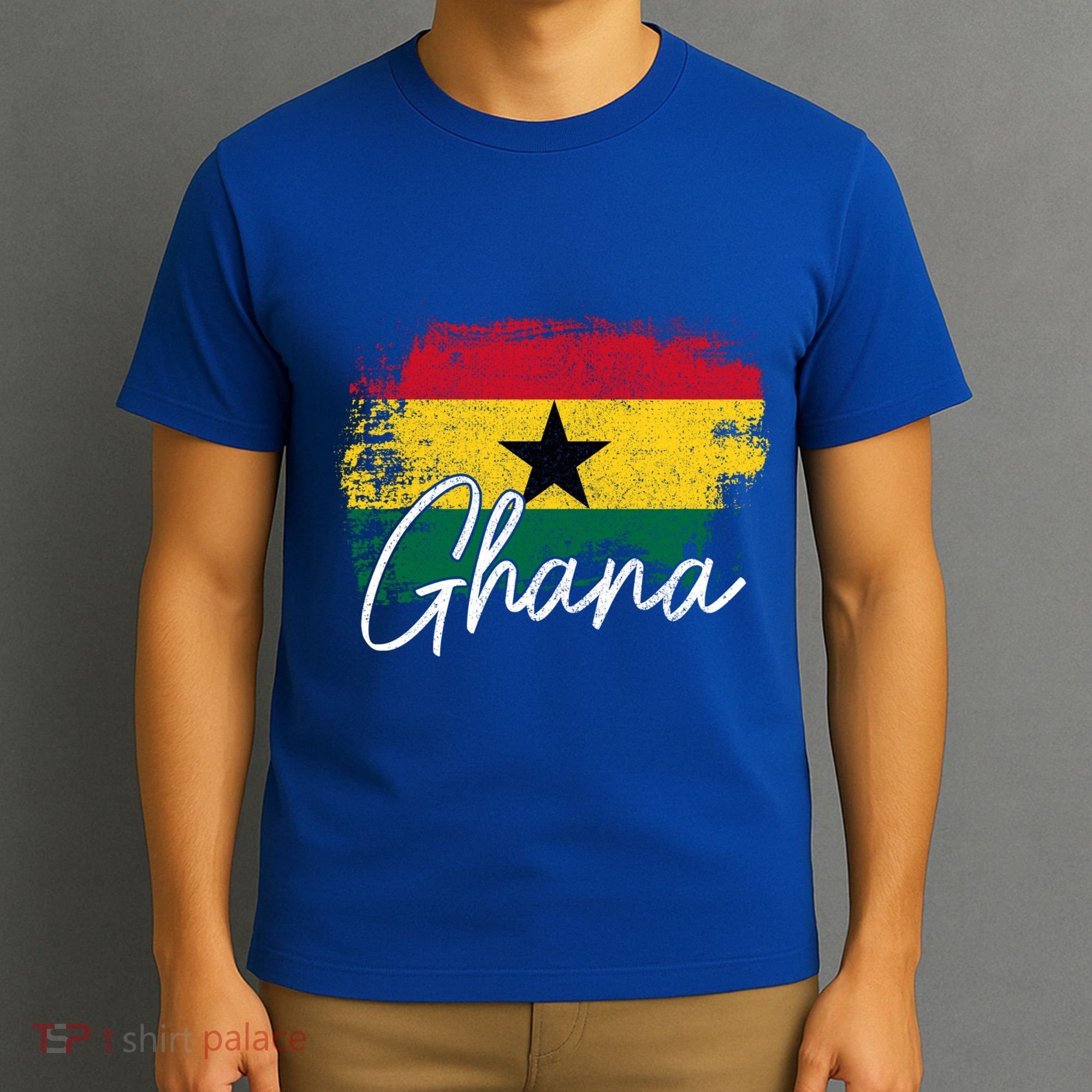 Ghana Vintage Flag Ghanaian Pride Roots Africa Gift T-Shirt