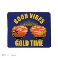 Good Vibes Gold Time Tropical Beach Mousepad thumb 0