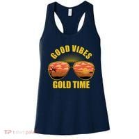 Good Vibes Gold Time Tropical Beach Women's Tank Top thumb 0