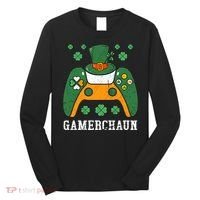 Gamerchaun Video Game St Patrick's Day Gamer Game Controller Long Sleeve Shirt thumb 0