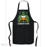 Gamerchaun Video Game St Patrick's Day Gamer Game Controller Apron thumb 0