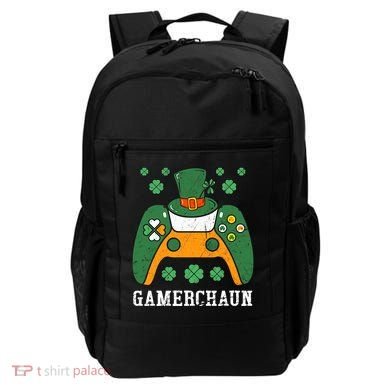 Gamerchaun Video Game St Patrick's Day Gamer Game Controller Backpack