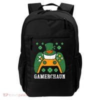 Gamerchaun Video Game St Patrick's Day Gamer Game Controller Backpack thumb 0