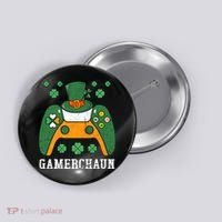 Gamerchaun Video Game St Patrick's Day Gamer Game Controller Button thumb 0