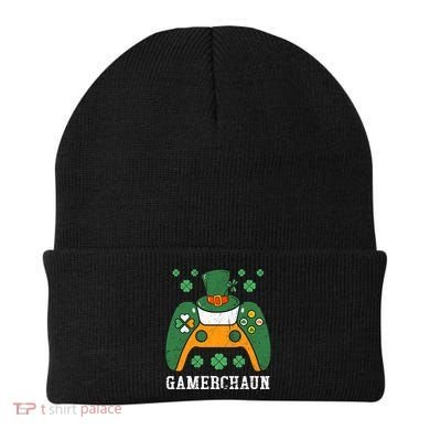 Gamerchaun Video Game St Patrick's Day Gamer Game Controller Beanie