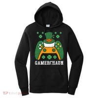 Gamerchaun Video Game St Patrick's Day Gamer Game Controller Women's Hoodie thumb 0