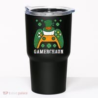 Gamerchaun Video Game St Patrick's Day Gamer Game Controller Tumbler thumb 0