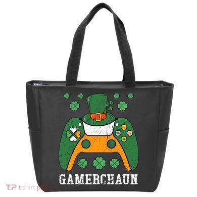 Gamerchaun Video Game St Patrick's Day Gamer Game Controller Tote Bag