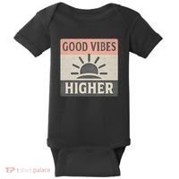 Good Vibes Higher Baby Bodysuit thumb 0