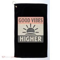 Good Vibes Higher Golf Towel thumb 0