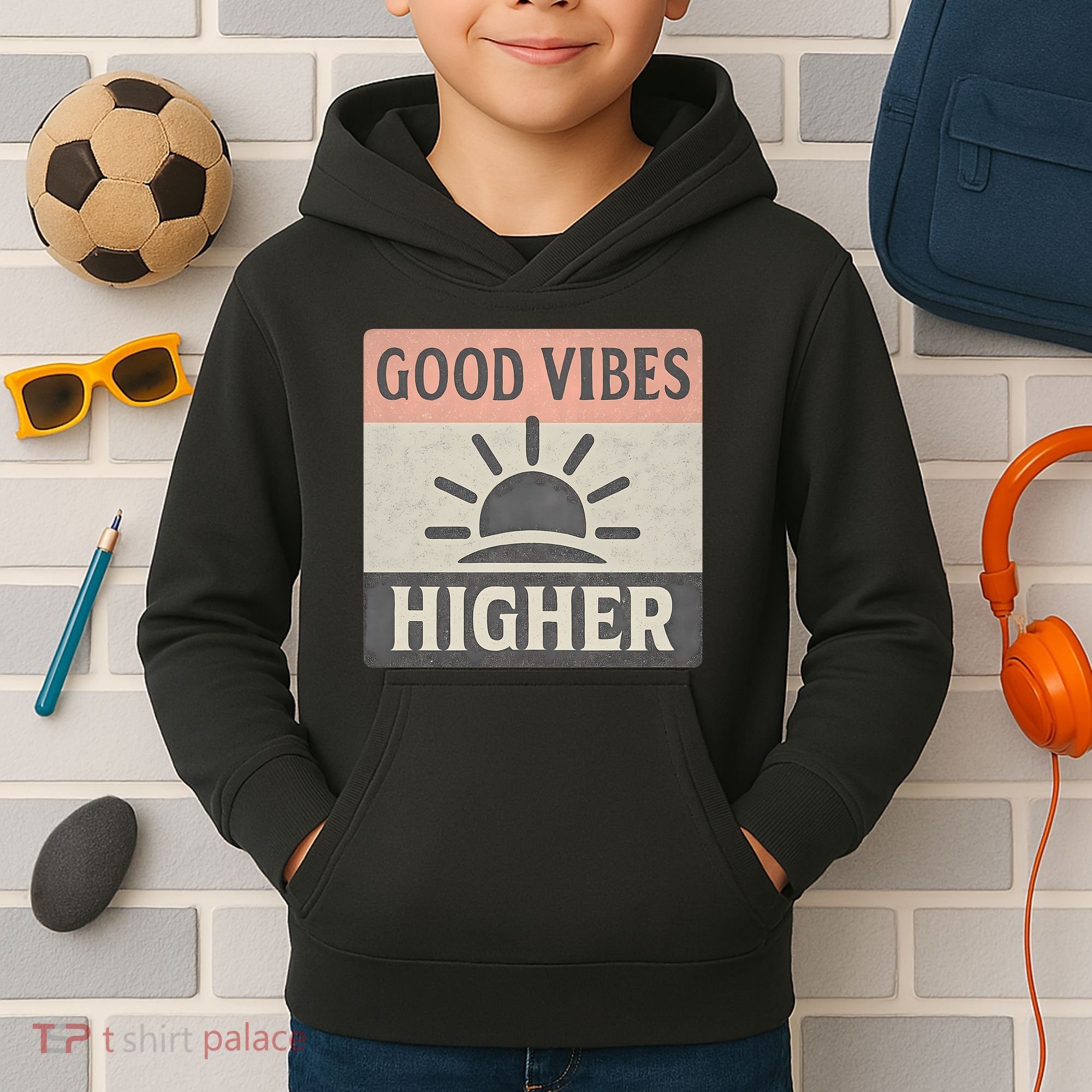 Good Vibes Higher Kids Hoodie