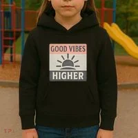 Good Vibes Higher Kids Hoodie thumb 3