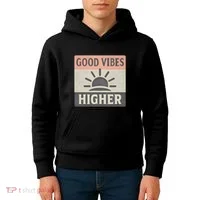 Good Vibes Higher Kids Hoodie thumb 4